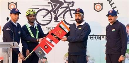 FAZILKA-JAIPUR CYCLE RALLY FLAGGED IN