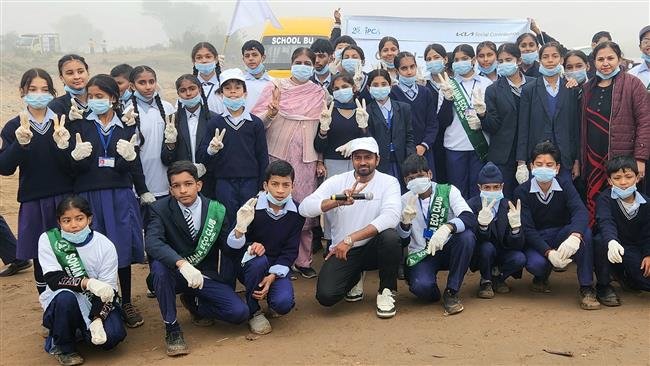 KIA INDIA ORGANIZES CLEAN-UP DRIVE UNDER PROJECT D.R.O.P. AT GHAGGAR RIVER