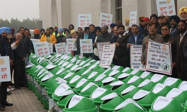 ROTARIANS, MBCT AND VOLUNTEERS MAKE GURPURAB ROUTE FROM CHANDIGARH TO FATEHGARH AHEB, “LITTER FREE”