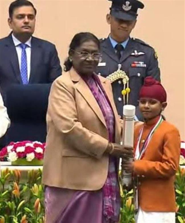 10-YEAR-OLD SHAVAN SINGH OF TARAN WALI WINS PM RASHTRIYA BAL PURUSKAR