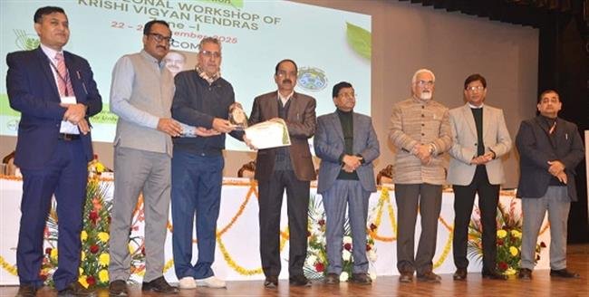 KVK WINS BEST KRISHI VIGYAN KENDRA AWARD