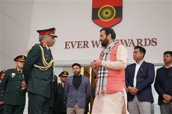 CM SAINI VISITS WESTERN COMMAND AT CHANDIMANDIR MILITARY STATION