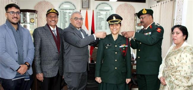 DR. ASHISHA GABA BECOMES LT COLONEL ON PROMOTION