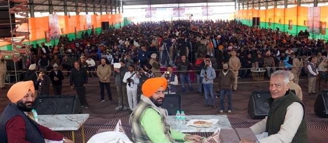 PEOPLE OF PUNJAB MUST REJECT THE POLITICS OF LIES AND VOTE IT OUT OF POWER: CM NAYAB SINGH SAINI