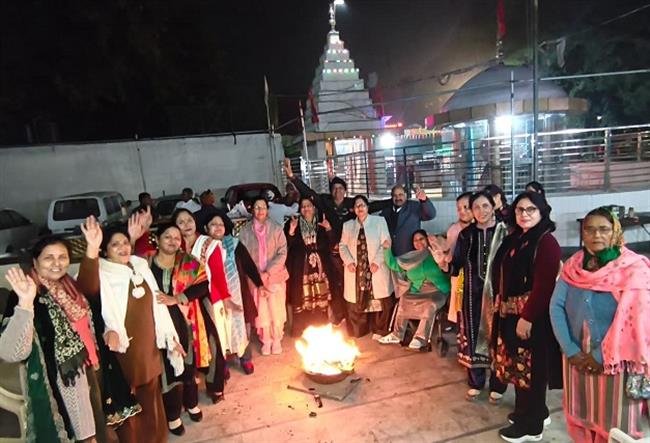 भारत विकास परिषद नॉर्थ फाइव ने मनाया लोहड़ी का पर्व