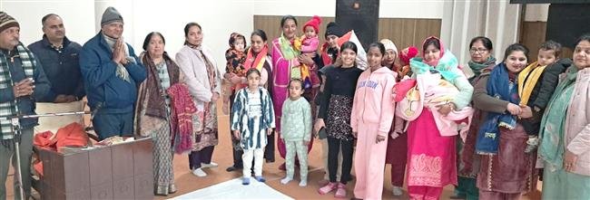 NEWLY WED AND NEW-BORN BABIES FELICITATED AT SHRI RAM SHARNAM