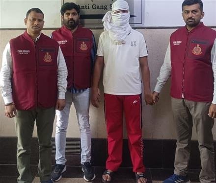DELHI  POLICE NABBED SHOOTER LINKED TO LAWRENCE BISHNOI GANG IN A JOINT OPERATION WITH RAJASTHAN POLICE