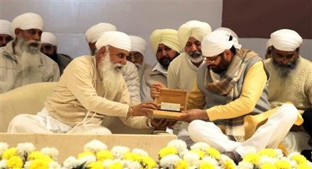HARYANA CM PAYS TRIBUTE TO SATGURU RAM SINGH JI MAHARAJ ON HIS BIRTH ANNIVERSARY BHAINI SAHIB