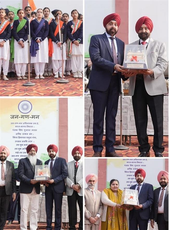 खालसा स्कूल-30 में समाजसेवी स. गुरिंदर सिंह ने किया ध्वजारोहण