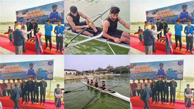 43RD SENIOR NATIONAL ROWING CHAMPIONSHIP IN PUNE : CHANDIGARH ROWERS WINS GOLD IN DOUBLE SCULL, BRONZE IN COXLESS