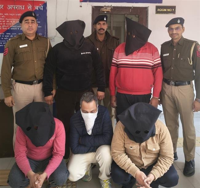 CHANDIGARH CYBER POLICE CRACKS DIGITAL ARREST CYBER CRIME CASE,  5 ARRESTED