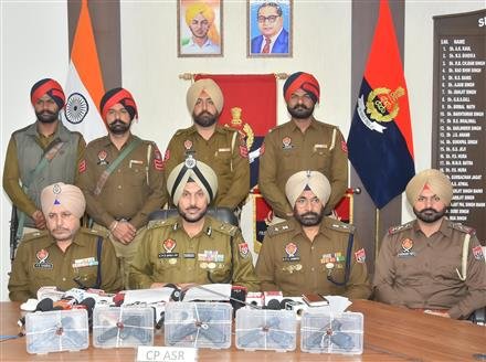 TWO LINKED TO ARMS-TRAFFICKING MODULE HELD WITH 5 SOPHISTICATED PISTOLS FROM AMRITSAR