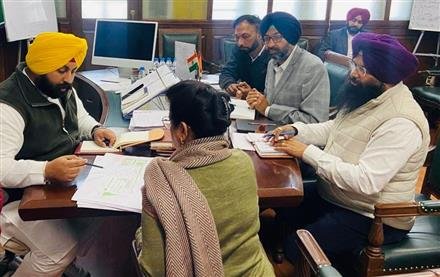 HARJOT BAINS DIRECTS OFFICIALS TO SPEED UP EXECUTION OF RS. 100-CR INFRA PROJECTS IN SRI ANANDPUR SAHIB