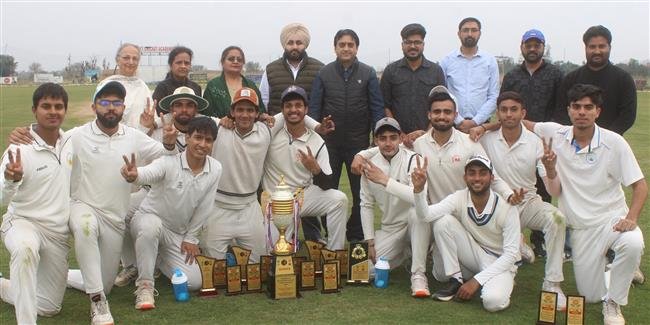 जे.आर. क्रिकेट एकेडमी, पंचकूला ने चौथे आर.पी. सिंह मेमोरियल अंडर-23 क्रिकेट टूर्नामेंट, 2026 का खिताब जीता
