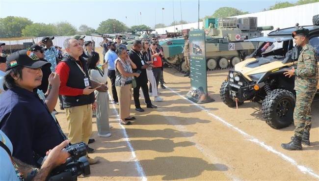 INDIAN ARMY HOSTS INTERNATIONAL DEFENCE JOURNALISTS AT JODHPUR