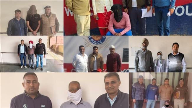 CHANDIGARH PO AND SUMMON CELL NABS 8 PROCLAIMED OFFENDERS