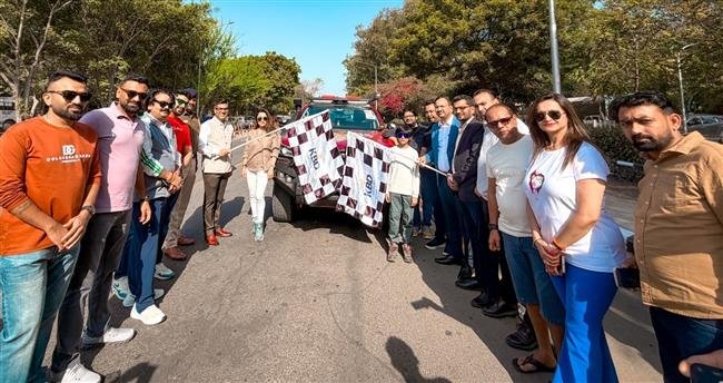 महापौर ने नशा मुक्ति अभियान के तहत लाहौल-स्पीति के लिए रैली को झंडी दिखाकर रवाना किया