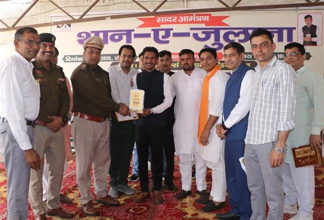 BOXER SURAJ ROHILLA HONORED FOR HIS OUTSTANDING PERFORMANCE IN SPORTS AND SOCIAL SERVICE.