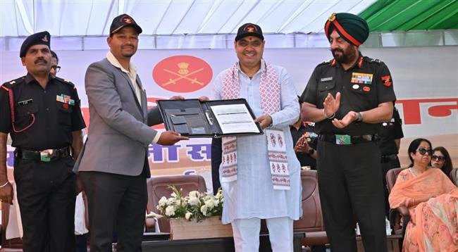 INDIAN ARMY'S RANBANKURA DIVISION ORGANISES GAURAV SENANI RALLY