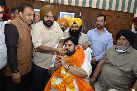 GAGANDEEP SINGH KAKU AHLUWALIA ASSUMES CHARGE AS CHAIRMAN OF PUNJAB KHADI AND VILLAGE INDUSTRIES BOARD