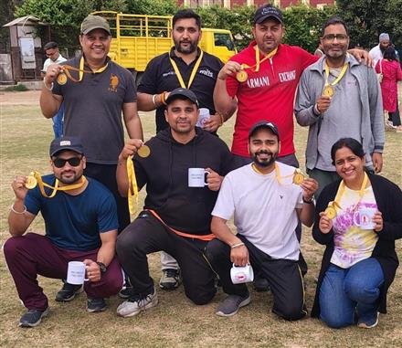 DAINIK BHASKAR CROWNED CHAMPIONS OF INTER-MEDIA CRICKET TOURNAMENT
