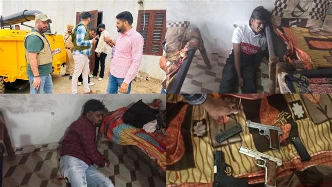 CHANDIGARH DAYLIGHT MURDER OF PROPERTY DEALER CHINNI , TWO SHOOTERS NABS IN HARYANA IN AN ENCOUNTER