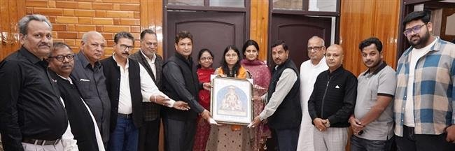 PUNJAB PRADESH AGARWAL SAMAJ SABHA HONORS AKRITI SINGLA