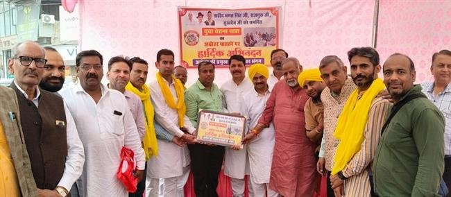 YUVA CHETNA YATRA WARMLY RECEIVED AT ABOHAR